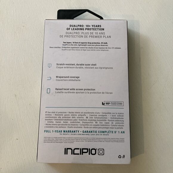 Incipio DualPro iPhone 11 Pro Case Black Slim Dual Layer Soft Touch NIB - Picture 3 of 9